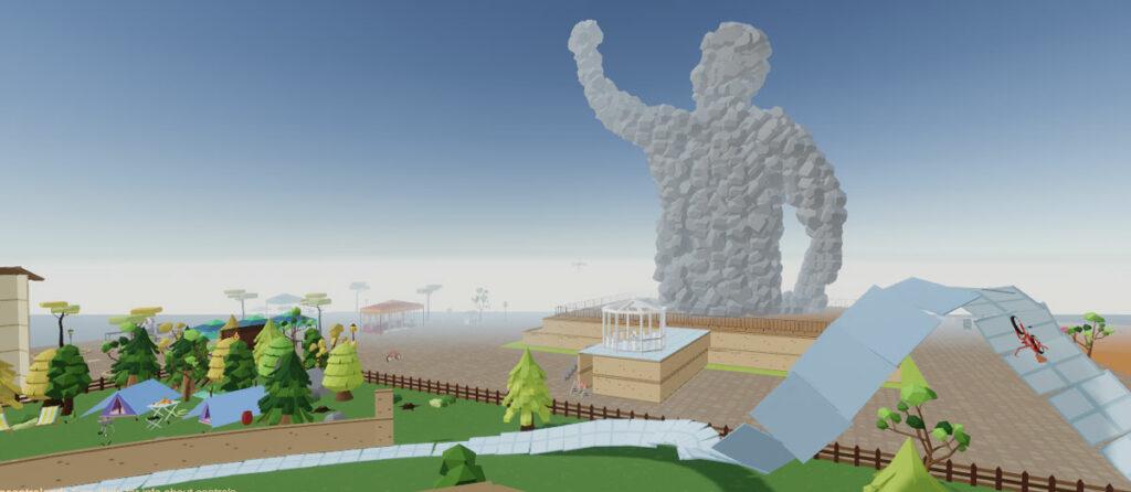 2019 decentraland statue